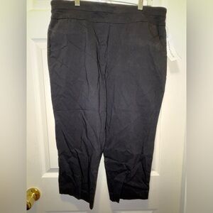 Notations Black Cropped‎ Pants